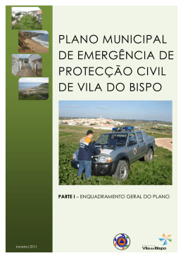 Plano Municipal de Emerg&ecirc;ncia de Protec&ccedil;&atilde;o Civil de Vila do Bispo