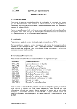 1 LIVRO E CERTIFICADO