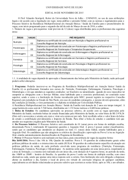 Edital - Uninove