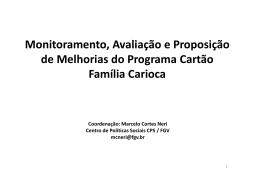 Slides - Centro de Pol&iacute;ticas Sociais