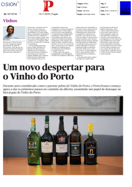 Vinhos - Instituto dos Vinhos do Douro e Porto