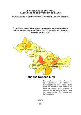 Henrique Mendes Silva - Biblioteca Digital de Teses e Disserta&ccedil;&otilde;es