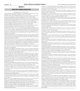 Di&aacute;rio Oficial do Distrito Federal