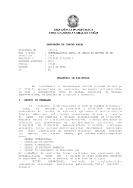 presid&ecirc;ncia da rep&uacute;blica controladoria