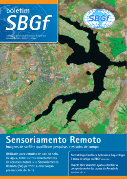 Boletim SBGf_3-2010.indd - Sociedade Brasileira de Geofísica