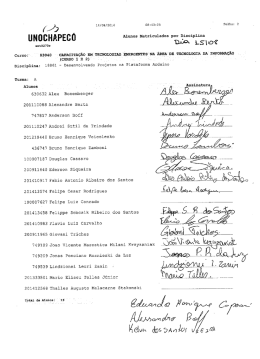 Curso: - 83040 CAPACITA&Ccedil;&Atilde;O EM TECNOLOGIAS EMERGENTES