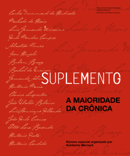 A MAIORIDADE DA CR&Ocirc;NICA