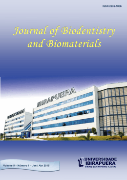 Artigos Científicos - Journal of Biodentistry and Biomaterials