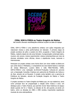 release em pdf - Cena, Som e Fúria