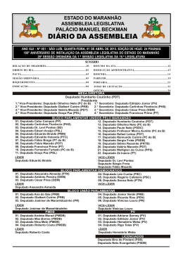 Di&aacute;rio n&ordm; 051 01/04/2015 - Assembleia Legislativa do Estado do