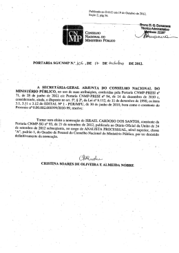 se&ccedil;&atilde;o 2, p&aacute;g s&oacute;. E - Conselho Nacional do Minist&eacute;rio P&uacute;blico