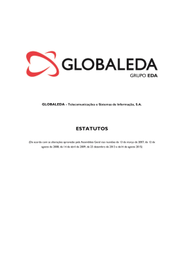 Estatutos GLOBALEDA