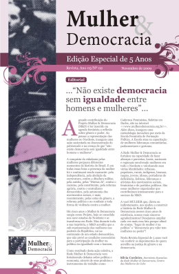 Revista 5anos M&D finalizada - Secretaria de Pol&iacute;ticas para as