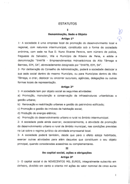 Estatutos/Pacto Social EHATB