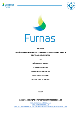 FURNAS CENTRAIS EL&Eacute;TRICAS S.A. CNPJ: 23274194 / 0001 &ndash; 19