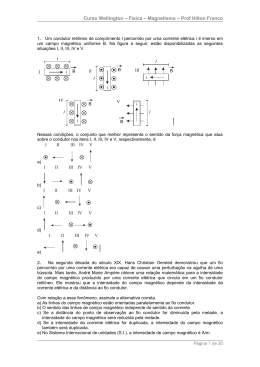 F&iacute;sica &ndash; Magnetismo