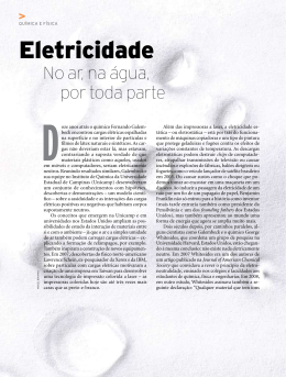 Eletricidade - Revista Pesquisa FAPESP