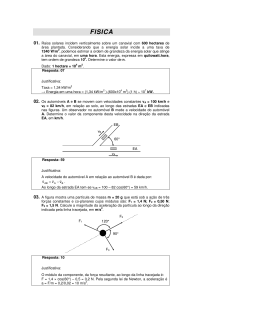 Prova - F&iacute;sica