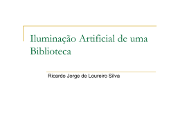 Ilumina&ccedil;&atilde;o Artificial de uma Biblioteca
