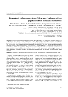 Diversity of Meloidogyne exigua (Tylenchida