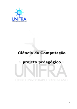 Ciência da Computação - Projeto Pedagógico 2010