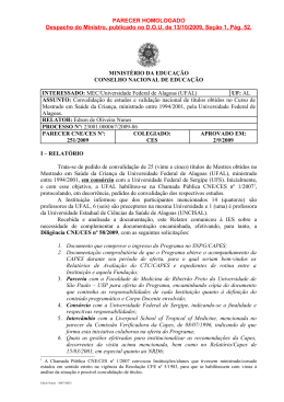 Parecer CNE/CES nº 251/2009, aprovado em 2 de setembro de 2009