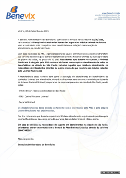 PDF: Nota Pública da Unimed Paulistana