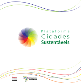 impressos - Programa Cidades Sustent&aacute;veis