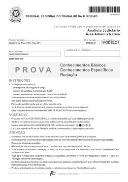 Prova - Verbo Jur&iacute;dico