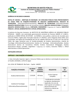 Abertura Edital