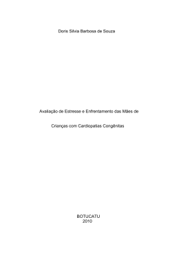 Doris Silvia Barbosa de Souza Avalia&ccedil;&atilde;o de Estresse e