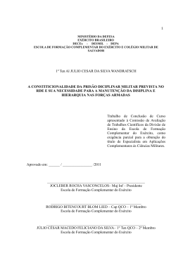 1&ordm; Ten Al JULIO CESAR DA SILVA WANDRATSCH A