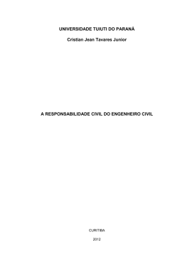 UNIVERSIDADE TUIUTI DO PARAN&Aacute; Cristian Jean - TCC On-line
