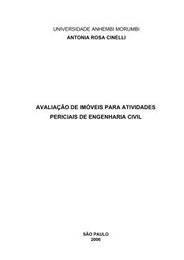 avaliação de imóveis para atividades periciais de engenharia civil