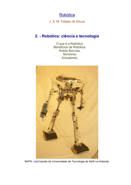Rob&oacute;tica: ci&ecirc;ncia e tecnologia - Universidade da Beira Interior