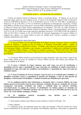 Instituto Federal de Educa&ccedil;&atilde;o, Ci&ecirc;ncia e Tecnologia Baiano