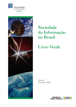 Sociedade da Informação no Brasil Livro Verde