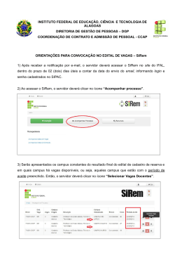 INSTITUTO FEDERAL DE EDUCA&Ccedil;&Atilde;O, CI&Ecirc;NCIA E
