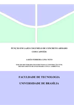 FACULDADE DE TECNOLOGIA UNIVERSIDADE DE BRAS&Iacute;LIA