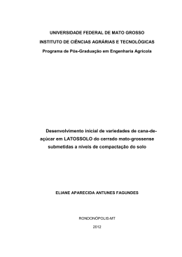 Desenvolvimento inicial de variedades de cana-de- a&ccedil;&uacute;car
