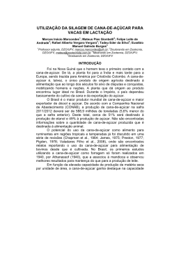 utiliza&ccedil;&atilde;o da silagem de cana-de-a&ccedil;&uacute;car para vacas em