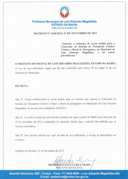 Prefeitura Municipal de Luís Eduardo Magalhães
