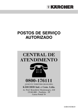 CENTRAL DE ATENDIMENTO 0800