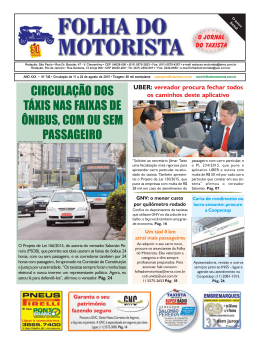 Edi&ccedil;&atilde;o 746. - Folha do Motorista
