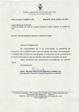 Of&iacute;cio Circular n&ordm; 45/2011