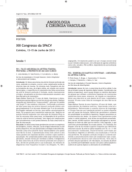 ANGIOLOGIA E CIRURGIA VASCULAR ANGIOLOGIA E CIRURGIA