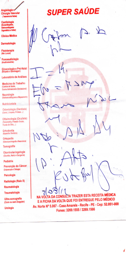 Angiologia e/ Cirurgia Vascular