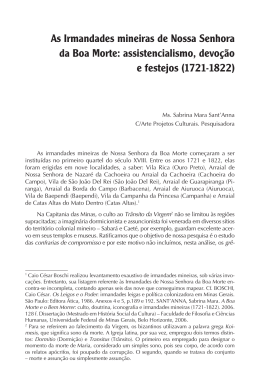 As Irmandades mineiras de Nossa Senhora da Boa Morte