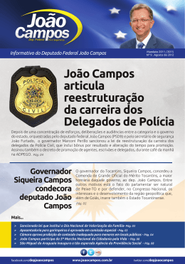 Informativo do Deputado Federal João Campos