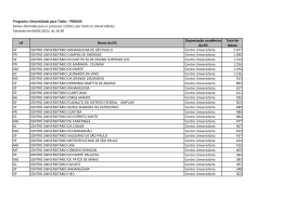 por Centros Universit&aacute;rios